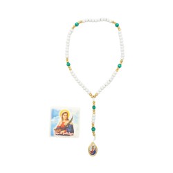 Terço de Santa Luzia C/ Oração e Cx. Ilustrada Terço de Santa Luzia C/ Oração e Cx. Ilustrada