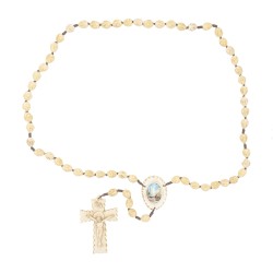 Terço Grande com Contas em Pedra Envelhecida Terço Grande com Contas em Pedra Envelhecida