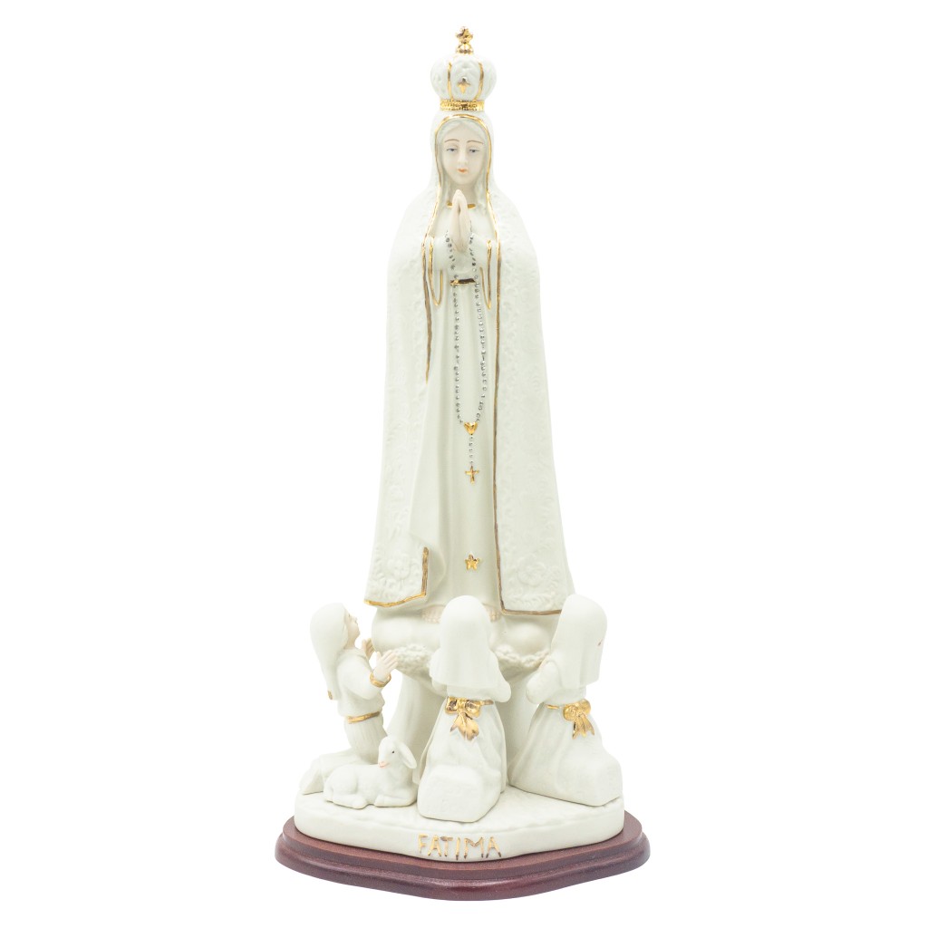 Aparição de Fátima Porcelana 40cm