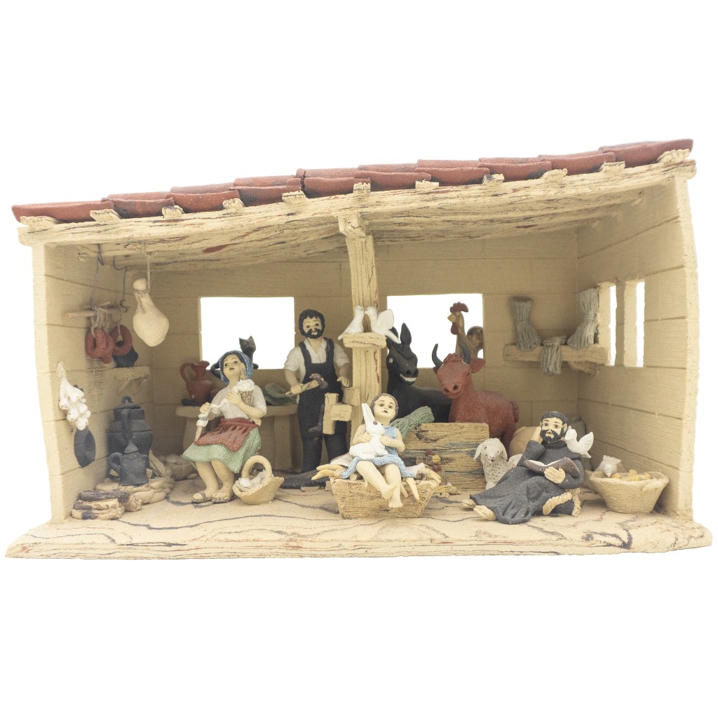 Presépio na Casa Grande Artesanal