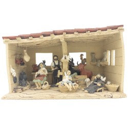 Presépio na Casa Grande Artesanal Presépio na Casa Grande Artesanal