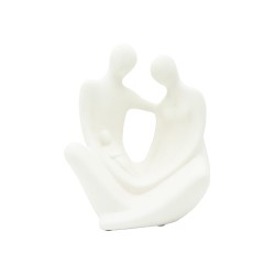 Sagrada Família de Pó de Pedra Abstrata 30cm Sagrada Família de Pó de Pedra Abstrata 30cm