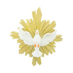 Pomba do Espírito Santo Pintada 22x25cm Pomba do Espírito Santo Pintada 22x25cm