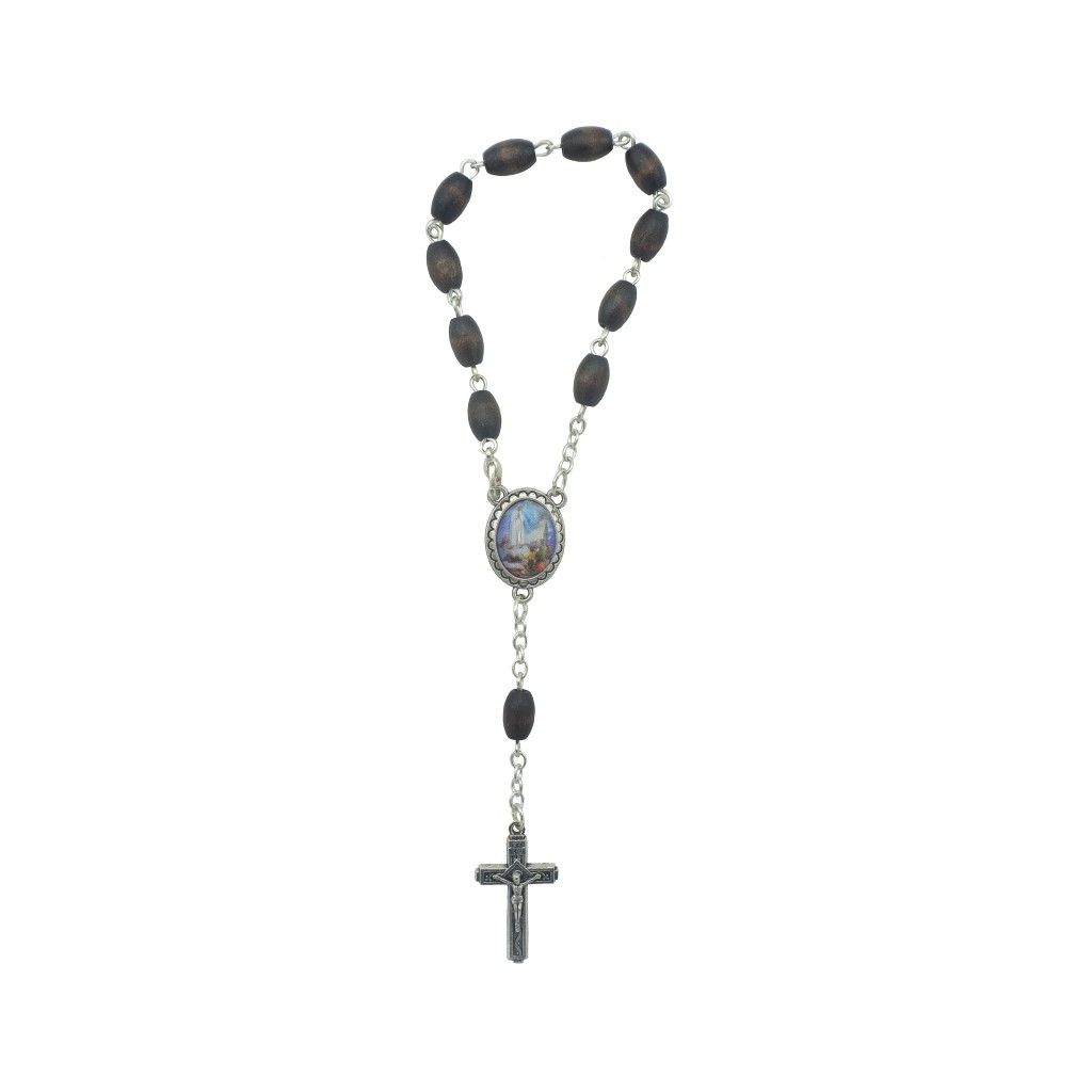 Dezena Conta Madeira Oval C/ Mosquetão