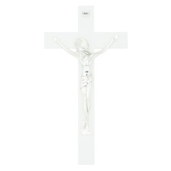 Crucifixo Branco C/ Cristo Bilaminado 53.5cm Crucifixo Branco C/ Cristo Bilaminado 53.5cm