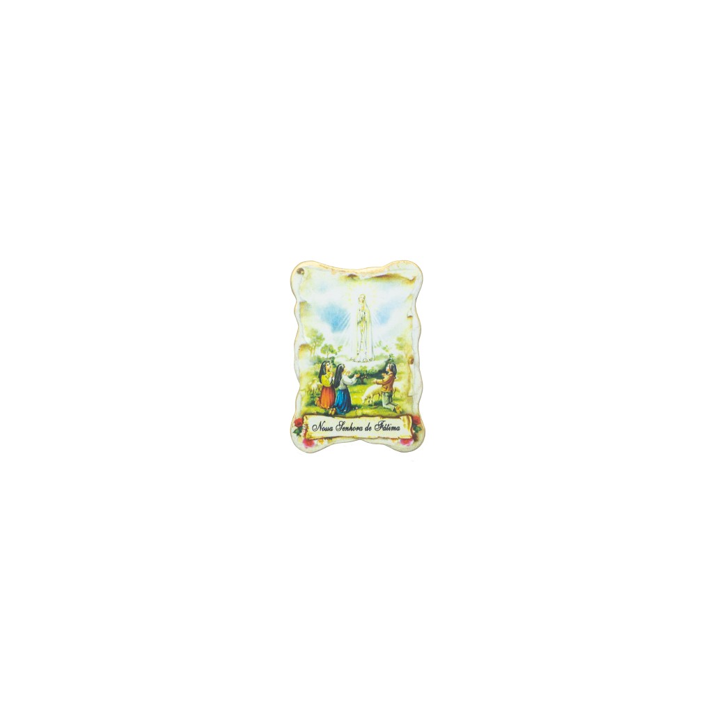 Íman Pergaminho com Aparição de Fátima