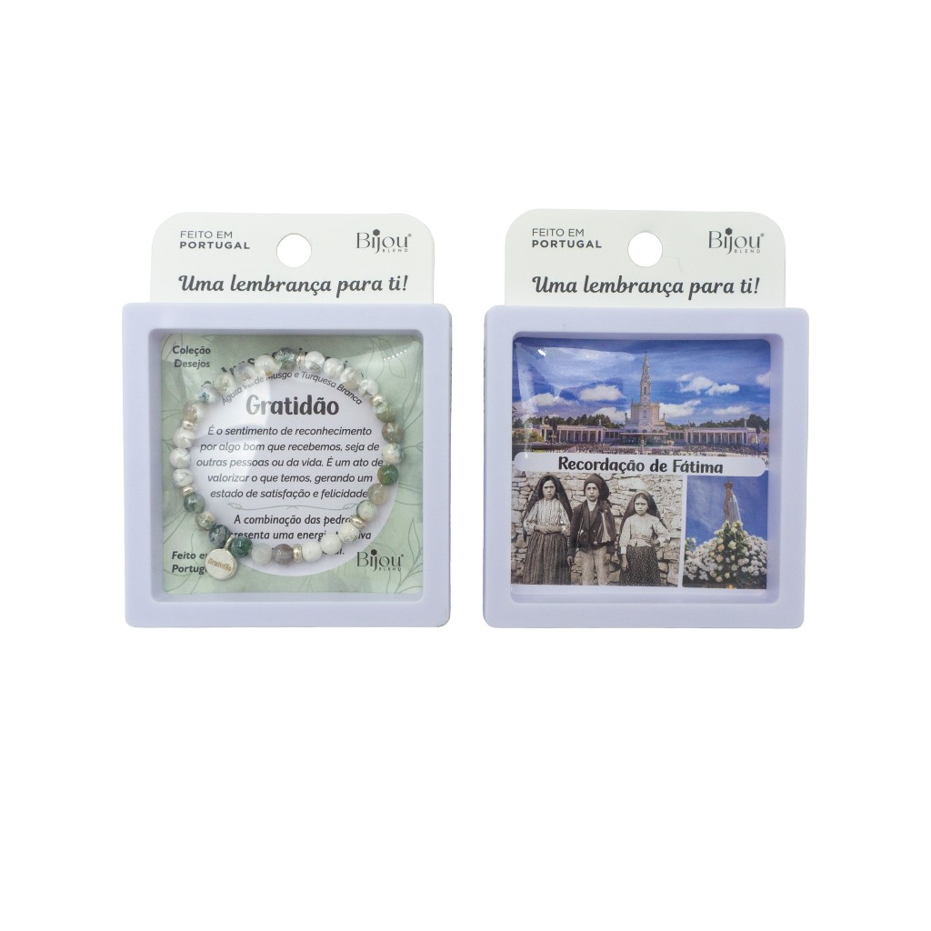 Pulseira C/ Pedra Semipreciosas Coleção dos Desejos C/ Caixa