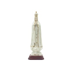 Nossa Senhora de Fátima Coroada Porcelana Per. 19.5cm Nossa Senhora de Fátima Coroada Porcelana Per. 19.5cm