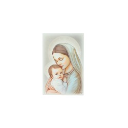 Quadro/ Placa C/ Amor de Mãe Color. 11x17cm