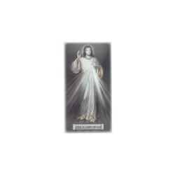 Quadro/ Placa C/ Jesus Misericordioso P/B 9x18cm Quadro/ Placa C/ Jesus Misericordioso P/B 9x18cm