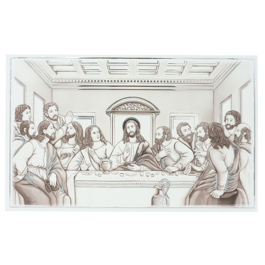 Placa C/ Última Ceia 45x28cm