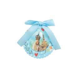 Medalhão Madeira C/ Aparição C/ Caixa e Oração Medalhão Madeira C/ Aparição C/ Caixa e Oração