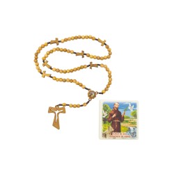 Terço de São Francisco de Assis C/ Oração e Cx. Ilustrada Terço de São Francisco de Assis C/ Oração e Cx. Ilustrada