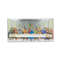 Última Ceia Bilaminada Colorida 16x32cm Última Ceia Bilaminada Colorida 16x32cm