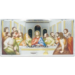 Última Ceia Bilaminada Colorida 64x42cm Última Ceia Bilaminada Colorida 64x42cm