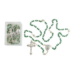 Terço Contas de Madeira Div. Cores C/ Caixa Terço Contas de Madeira Div. Cores C/ Caixa