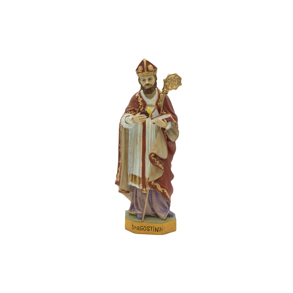Santo Agostinho de Marfinite 23cm