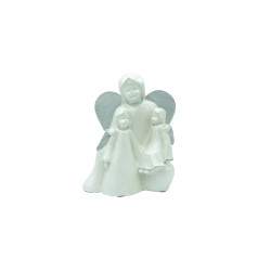 Anjo C/ 2 Meninos em  Pó de Pedra