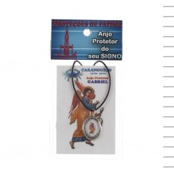 Pagela C/ Anjo Protetor e Fio C/ Medalha Pagela C/ Anjo Protetor e Fio C/ Medalha
