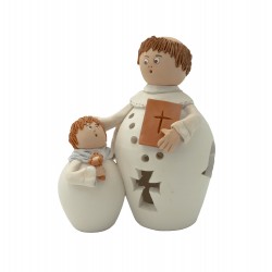 Santo António Artesanal Diversos Motivos em Branco Santo António Artesanal Diversos Motivos em Branco