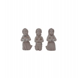 Conjunto de Pastorinhos Div. Cores 10cm Conjunto de Pastorinhos Div. Cores 10cm