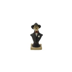 Busto Artesanal Fernando Pessoa 12cm Busto Artesanal Fernando Pessoa 12cm
