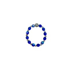 Pulseira Pedras Coloridas e Medalha de Fátima Pulseira Pedras Coloridas e Medalha de Fátima