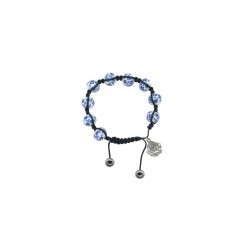 Pulseira Bolas Cerâmica Azul Pulseira Bolas Cerâmica Azul