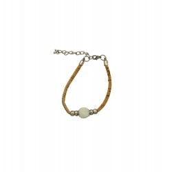 Pulseira Cortiça  C/ Aplicação 