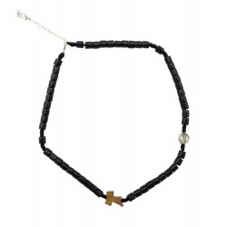 Colar / Terço de Cordão em Madeira Div. Cores Colar / Terço de Cordão em Madeira Div. Cores