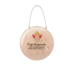 Medalhão Circular - Rosa (010) e Azul (011) Medalhão Circular - Rosa (010) e Azul (011)