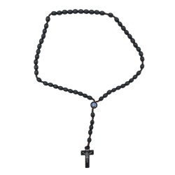 Terço Fátima Conta Madeira Oval e Cordão Div.Cores Terço Fátima Conta Madeira Oval e Cordão Div.Cores