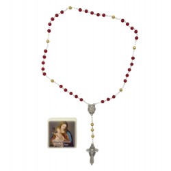 Terço Preciosíssimo Sangue Jesus C/ Or. Cx. Ilus. Terço Preciosíssimo Sangue Jesus C/ Or. Cx. Ilus.