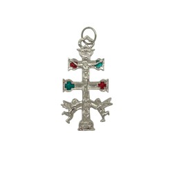 Cruz da Caravaca Niquelada 11cm 
