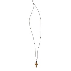 Fio C/ Cruz de Madeira Simples Fio C/ Cruz de Madeira Simples