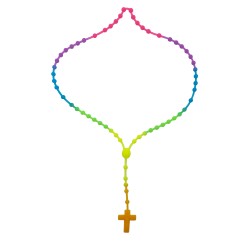 Terço de Silicone Multicolor Terço de Silicone Multicolor