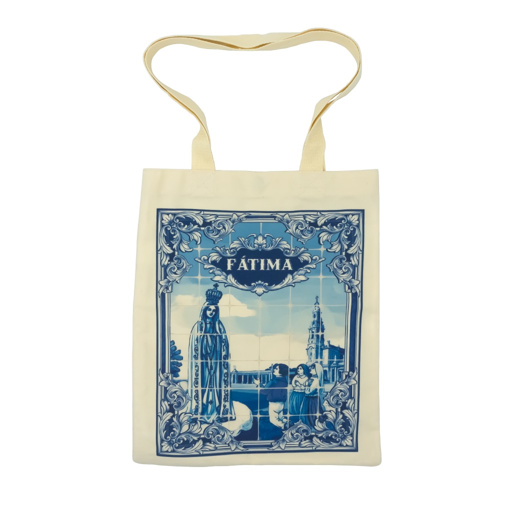 Saco de Algodão C/ Azulejo Aparição e Santuário 