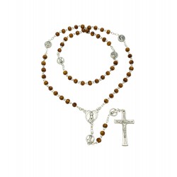 Terço em Madeira C/ Medalhas de Fátima Terço em Madeira C/ Medalhas de Fátima