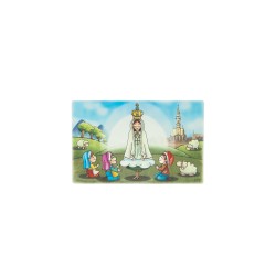 Quadro/ Placa C/ Aparição de Fátima 15x10cm Quadro/ Placa C/ Aparição de Fátima 15x10cm