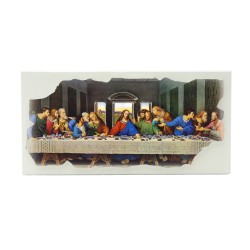 Quadro/ Placa Última Ceia Colorida 35x17.5cm Quadro/ Placa Última Ceia Colorida 35x17.5cm